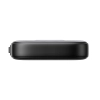 Powerbank 10000mAh z wbudowanym kablem 22.5 iPhone Lightning USB-C 0.25 cm - czarny