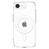 Etui case na iPhone 16e Ultra Hybrid MagSafe - białe półprzezroczyste