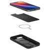 Etui plecki na iPhone 16e Liquid Air Mag MagSafe - czarny mat