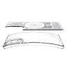 Etui na Samsung Galaxy S25 Edge z nadrukiem Ultra Hybrid Mag z MagSafe - białe