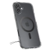 Etui ochronne na iPhone 16 Ultra Hybrid MagSafe Carbon Fiber - przezroczysto szare