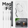 Etui ochronne na iPhone 16 Ultra Hybrid MagSafe Carbon Fiber - przezroczysto szare