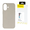 Etui na Samsung Galaxy S25 Liquid Silicone Case MagSafe - beżowe