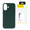 Etui na Samsung Galaxy S25 Liquid Silicone Case MagSafe - zielone
