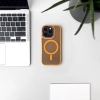 Etui plecki na Samsung Galaxy S25 Fashion Case MagSafe - pomarańczowe