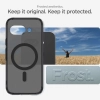 Etui pokrowiec na Google Pixel 9A z MagSafe Ultra Hybrid Mag - przezroczysto-czarne
