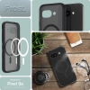 Etui pokrowiec na Google Pixel 9A z MagSafe Ultra Hybrid Mag - przezroczysto-czarne