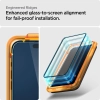 Szkło hartowane ochronne na iPhone 15 Plus ALM Glass FC - czarne 2 szt.