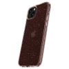 Etui case na iPhone 15 Plus Liquid Crystal Glitter - różowo przezroczyste