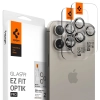 Osłona aparatu na iPhone 14 Pro / Pro Max / 15 Pro / Pro Max tytan naturalny - 2 szt.