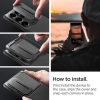 Etui ochronne na Samsung Galaxy S24 Ultra Optik Armor - czarne