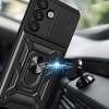Pancerne etui z podstawką osłoną aparatu na OnePlus Nord 4 5G Hybrid Armor Camshield - czarne