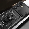 Pancerne etui z podstawką osłoną aparatu na OnePlus Nord 4 5G Hybrid Armor Camshield - czarne