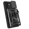 Pancerne etui z podstawką osłoną aparatu na OnePlus Nord 4 5G Hybrid Armor Camshield - czarne