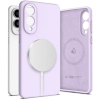Etui pokrowiec na Samsung Galaxy S25 Edge Liquid Silicone MagSafe - fioletowe