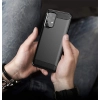 Elastyczne etui pokrowiec na Samsung Galaxy A72 4G Carbon Case - czarny