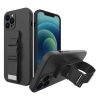 Silikonowe etui ze smyczą paskiem do Xiaomi Poco M4 Pro 5G Rope Case - czarny