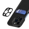Etui pokrowiec portfel na kartę z podstawką na Samsung Galaxy S23 Leather Stand Case - czarne
