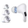 Nakładki do słuchawek AirPods Pro 1 / 2 w rozmiarach S / M / L Ear Tips białe - 6 szt.