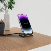 Ładowarka indukcyjna do smartfona w formie stojaka 15W - czarna