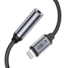 Adapter przejściówka iPhone Lightning - mini jack 3.5mm - czarny