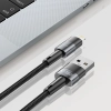 Kabel przewód USB-A - iPhone Lightning 12W 2.4A 2m - szary