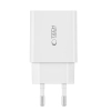 Ładowarka sieciowa USB-C PD / USB-A QC 30W - biała