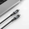 Kabel przewód USB-C PD 100W 5A 3m - szary