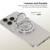Uchwyt ring magnetyczny na palec z MagSafe do smartfona - srebrny