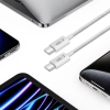 Kabel przewód USB-C PD 60W 3A 100 cm - szary