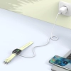 Ładowarka indukcyjna do Apple Watch USB-C 3W 1m - biała