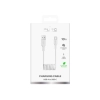 Kabel przewód spiralny USB-A - USB-C 10W 1m - biały