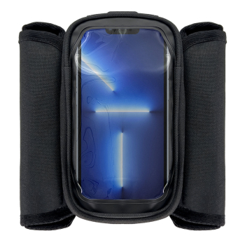 Torba rowerowa na ramę sakwa na rower wodoodporne etui na telefon 1.5l czarny