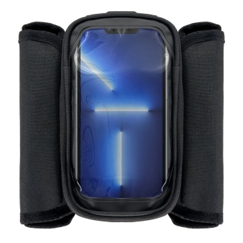 Torba rowerowa na ramę sakwa na rower wodoodporne etui na telefon 1.5l czarny