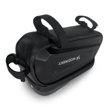 Torba rowerowa na ramę z etui na telefon 1.7 l czarna