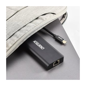 Stacja dokująca adapter hub USB Typ C 6w1 100W PD czarny