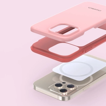 Etui do iPhone 13 Pro MFM Anti-drop case różowy