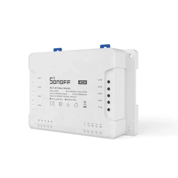 Inteligentny 4-kanałowy przekaźnik przełącznik prądu WiFi biały 4CHR3