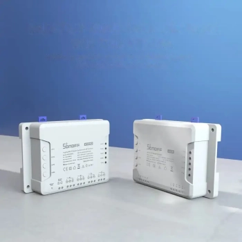 Inteligentny 4-kanałowy przekaźnik przełącznik prądu WiFi biały 4CHR3