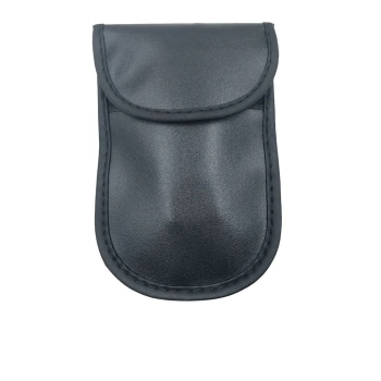 Etui antykradzieżowe na klucze samochodowe klatka Faradaya 14x10cm czarny