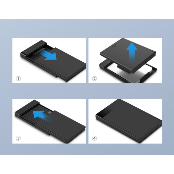 Kieszeń na dysk HDD SSD obudowa dysku SATA 2,5'' USB 3.2 Gen 1