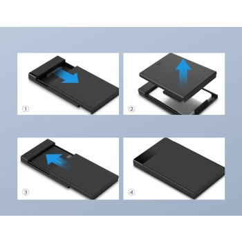Kieszeń na dysk HDD SSD obudowa dysku SATA 2,5'' USB 3.2 Gen 1