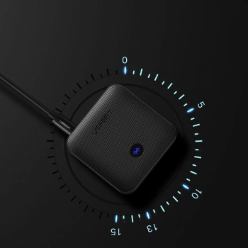 2w1 Nadajnik + odbiornik transmiter Bluetooth 5.0 do muzyki czarny