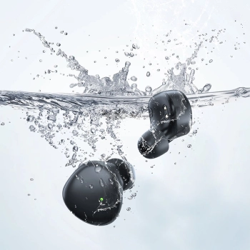 Bezprzewodowe słuchawki TWS Bluetooth 5.1 300mAh czarny