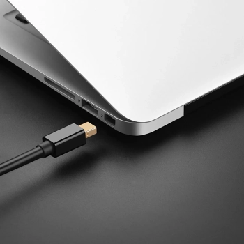 Kabel przewód Mini DisplayPort - DisplayPort 2K 4K 1.5m czarny