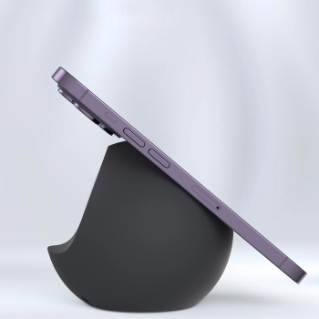 Uchwyt podstawka na ładowarkę indukcyjną stojak na telefon MagSafe różowy