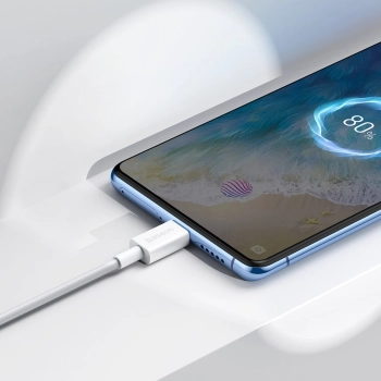 Superior kabel przewód USB microUSB do szybkiego ładowania 2A 1m biały
