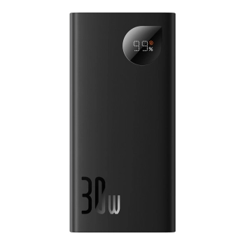 Adaman2 powerbank z wyświetlaczem 10000mAh 2xUSB USB-C Overseas Edition czarny