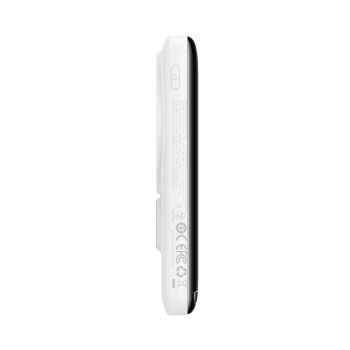 Powerbank z bezprzewodowym ładowaniem MagSafe 10000mAh 20W kabel USB-C 0.5m biały