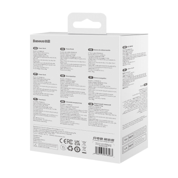 Powerbank z wyświetlaczem 20000mAh 30W 2xUSB 1xUSB-C Quick Charge SCP VOOC czarny